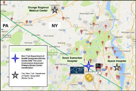 map of new york stroke centers